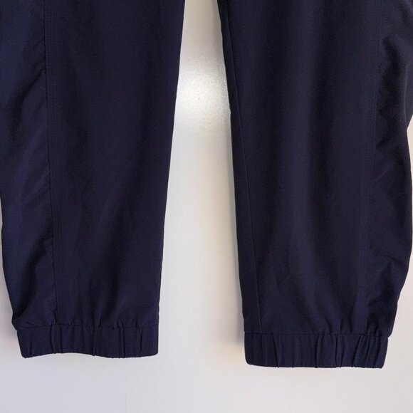 ATHLETA La Viva Ruched Cropped Jogger Pants Size 2 Navy - Picture 5 of 13